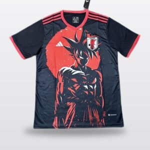 Japan Anime Jersey — Red Saiyan Black