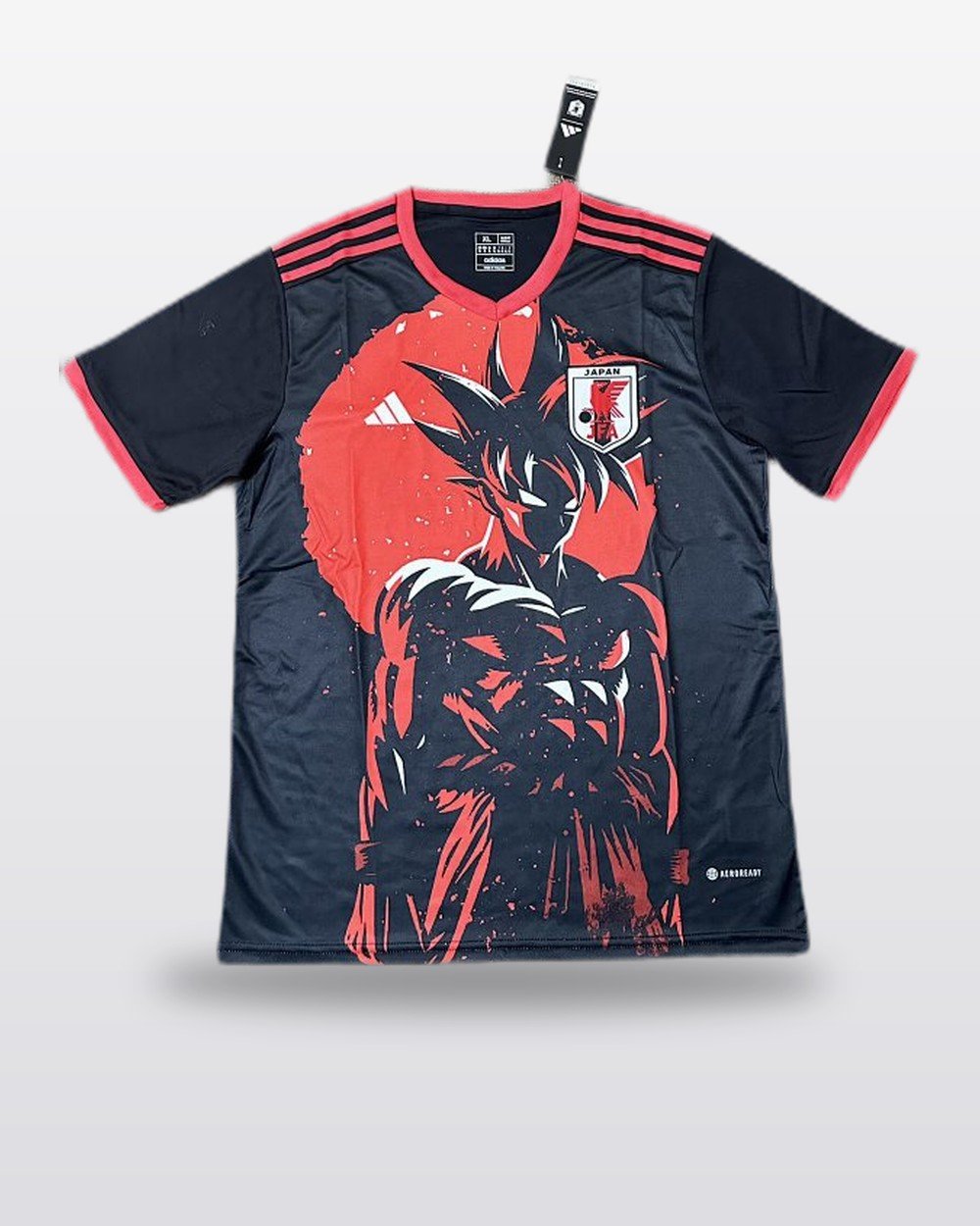 Japan Anime Jersey — Red Saiyan Black
