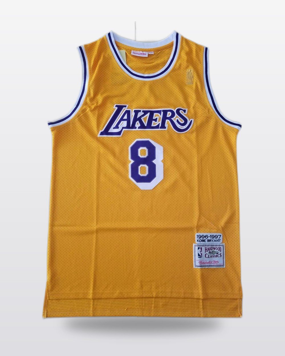 Los Angeles Lakers Embroidered Jersey — #8 Classic Gold