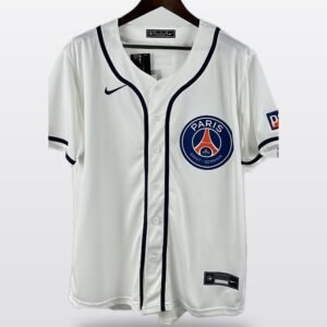 Paris Saint-Germain x MLB Crossover Baseball Jersey — White