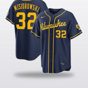 Milwaukee Brewers Baseball Jersey — Misiorowski #32