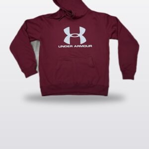 Under Armour Logo Hoodie — Burgundy