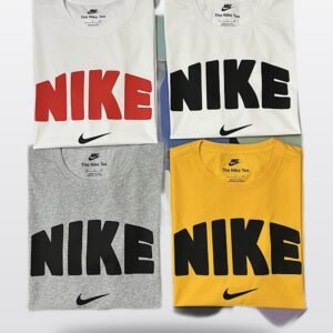 Nike Big Logo Cotton Tee — 4 Colors